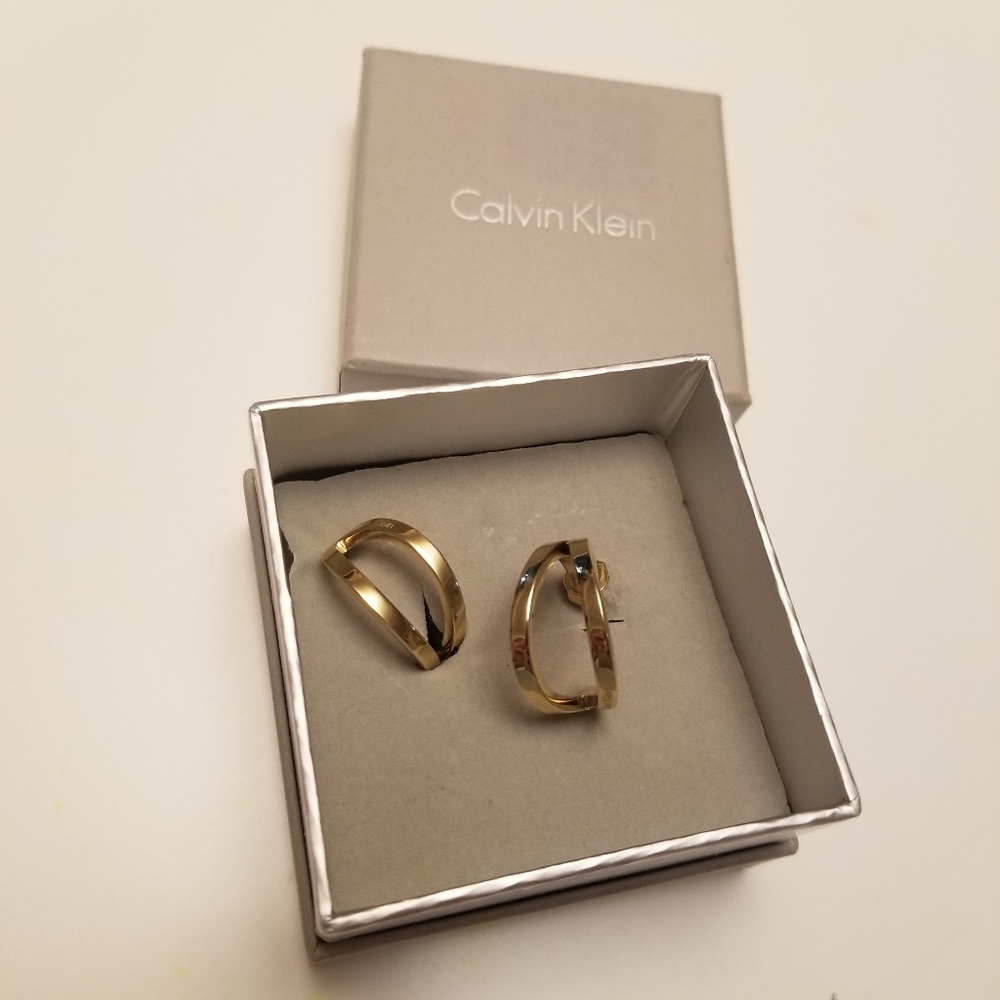 Calvin Klein Women's Outline Earrings.New never worn.